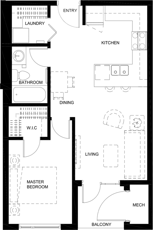 One Bedroom Suite A2